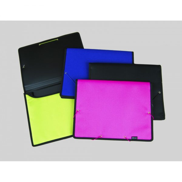 Durable Canvas Padded 2 Tone Pocket Folder – 34281