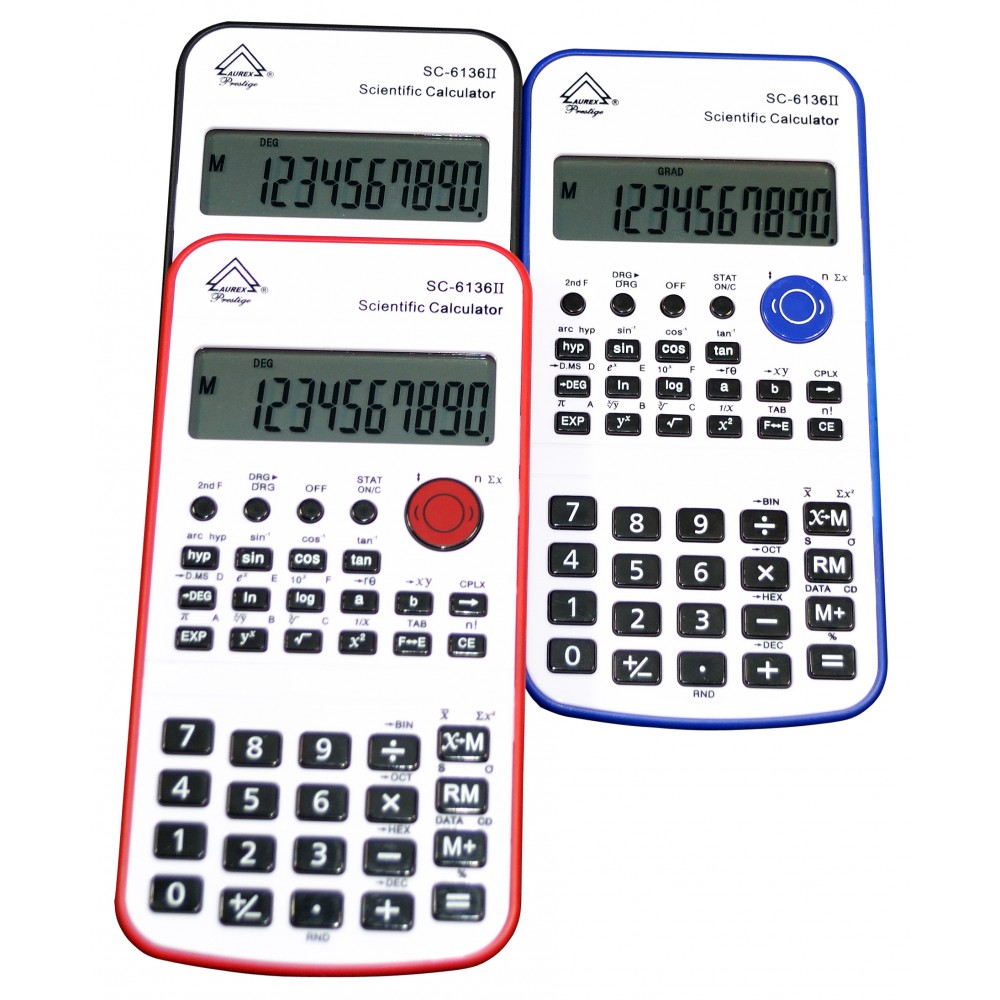Battery Powered Handheld Calculator - Mixed color - SC-6136II