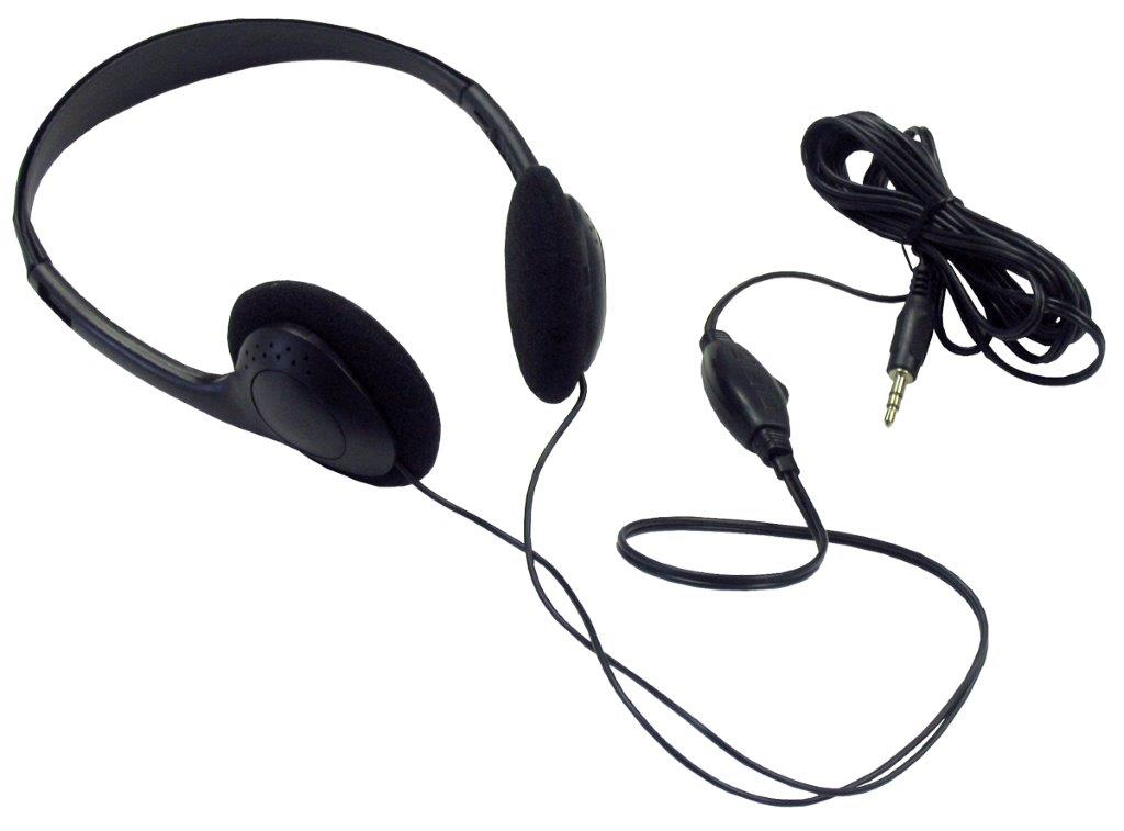 Black Computer CD Stereo Headphones – 51101