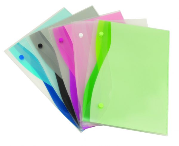 Durable 4 Pocket Envelopes – Colored Wave Design - AE15280