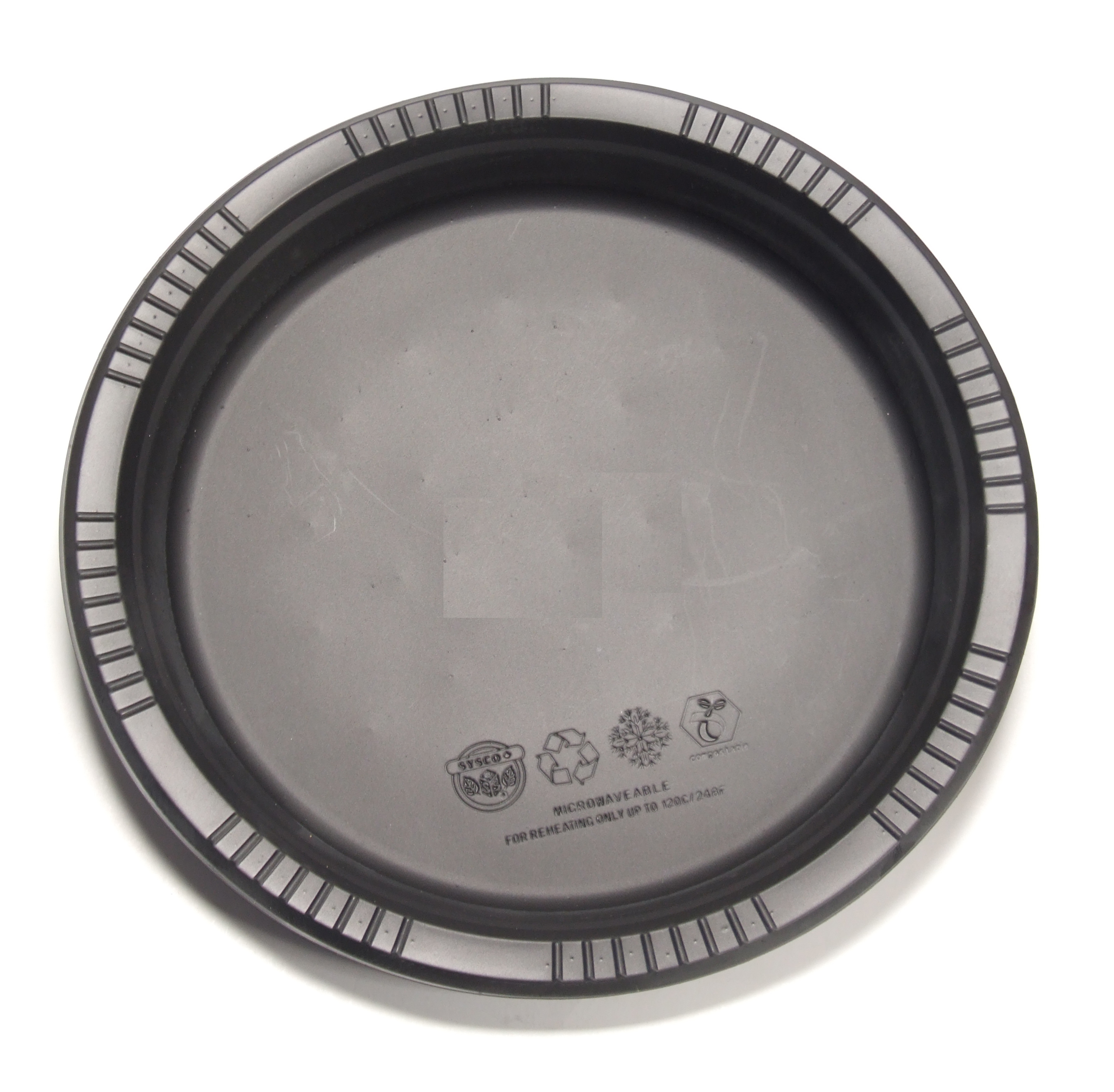 Buy Cornstarch Dinnerware Plates from VLB Marketing, it is microwave safe, washable and fully compostable with food waste in 30-60 days in commercial facilities.